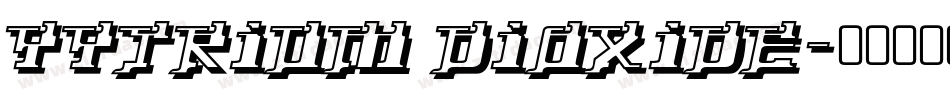 Yytrium Dioxide字体转换